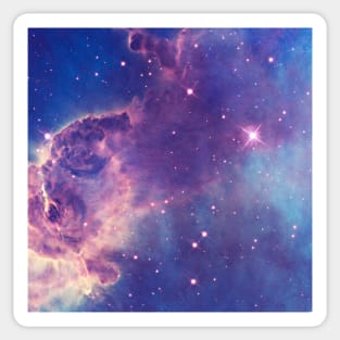 Colorful Universe Nebula Galaxy And Stars Sticker